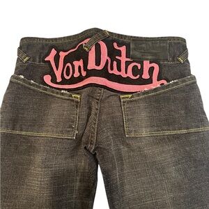 Von Dutch Dark Denim bootcut jeans